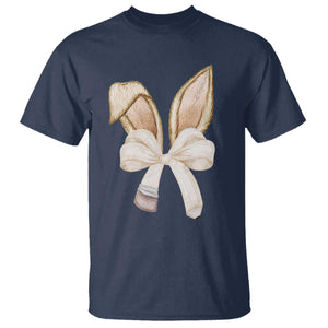 Easter Teachers Bunny Coquette Ears T Shirt TS10 Navy Print Your Wear