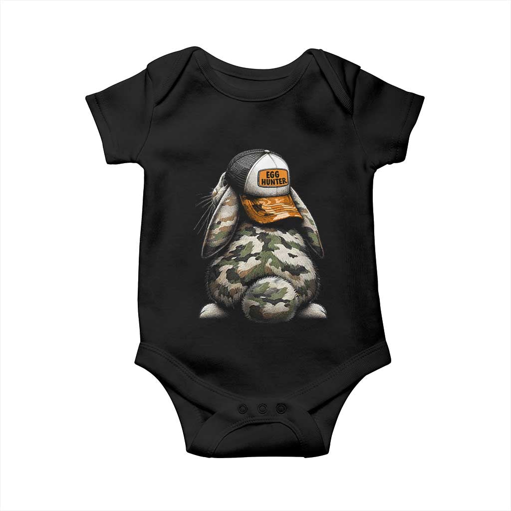Camo Easter Bunny Baby Onesie Egg Hunter Kids TS10 Black Print Your Wear