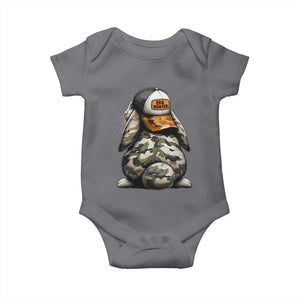 Camo Easter Bunny Baby Onesie Egg Hunter Kids TS10 Charcoal Print Your Wear