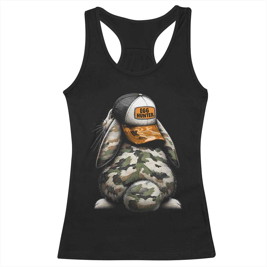 Camo Easter Bunny Racerback Tank Top Egg Hunter Kids TS10 Black Print Your Wear