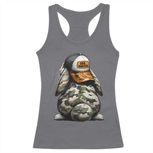 Camo Easter Bunny Racerback Tank Top Egg Hunter Kids TS10 Charcoal Print Your Wear