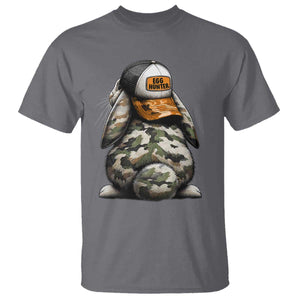 Camo Easter Bunny T Shirt Egg Hunter Kids TS10 Charcoal Print Your Wear