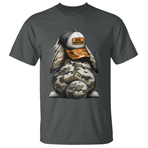 Camo Easter Bunny T Shirt Egg Hunter Kids TS10 Dark Heather Print Your Wear