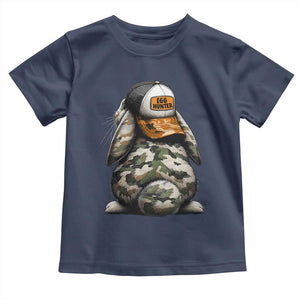 Camo Easter Bunny Toddler T Shirt Egg Hunter Kids TS10 Navy Print Your Wear
