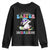 Happy Easter Bruh Youth Sweatshirt Bunny Dabbing Rabbit Funny Kids Toddler Boys TS10 Black Print Your Wear