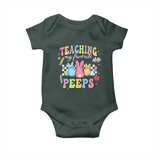 Easter Teacher Baby Onesie Teaching My Favorire Peeps TS10 Print Your Wear
