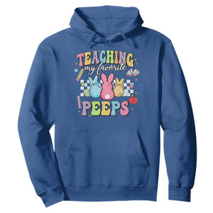 Easter Teacher Hoodie Teaching My Favorire Peeps TS10 Royal Blue Print Your Wear
