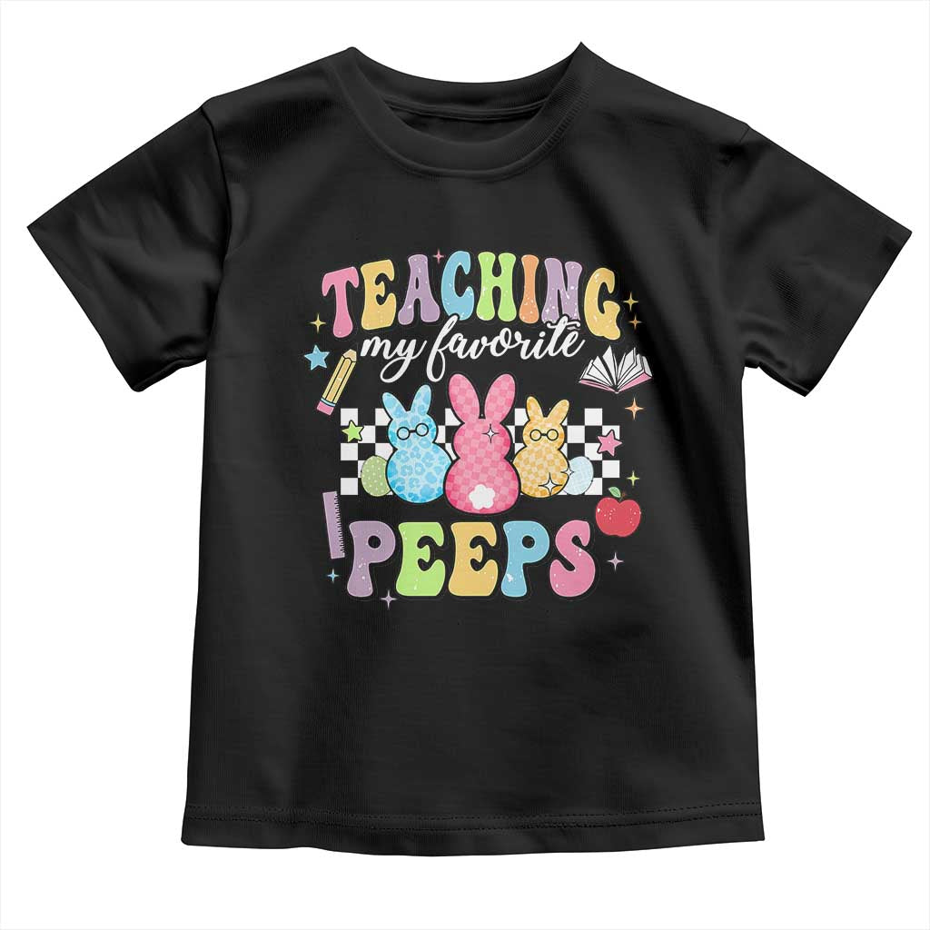 Easter Teacher Toddler T Shirt Teaching My Favorire Peeps TS10 Black Print Your Wear