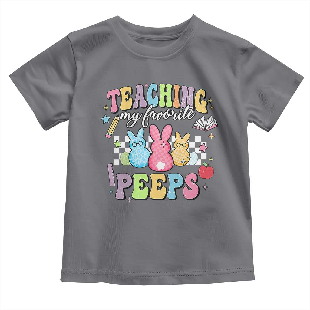 Easter Teacher Toddler T Shirt Teaching My Favorire Peeps TS10 Charcoal Print Your Wear