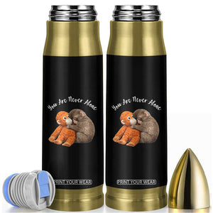 Viral Punch Monkey Bullet Tumbler Cute Baby Monkey With Plush Toy Animal Lovers TS10 Black Print Your Wear