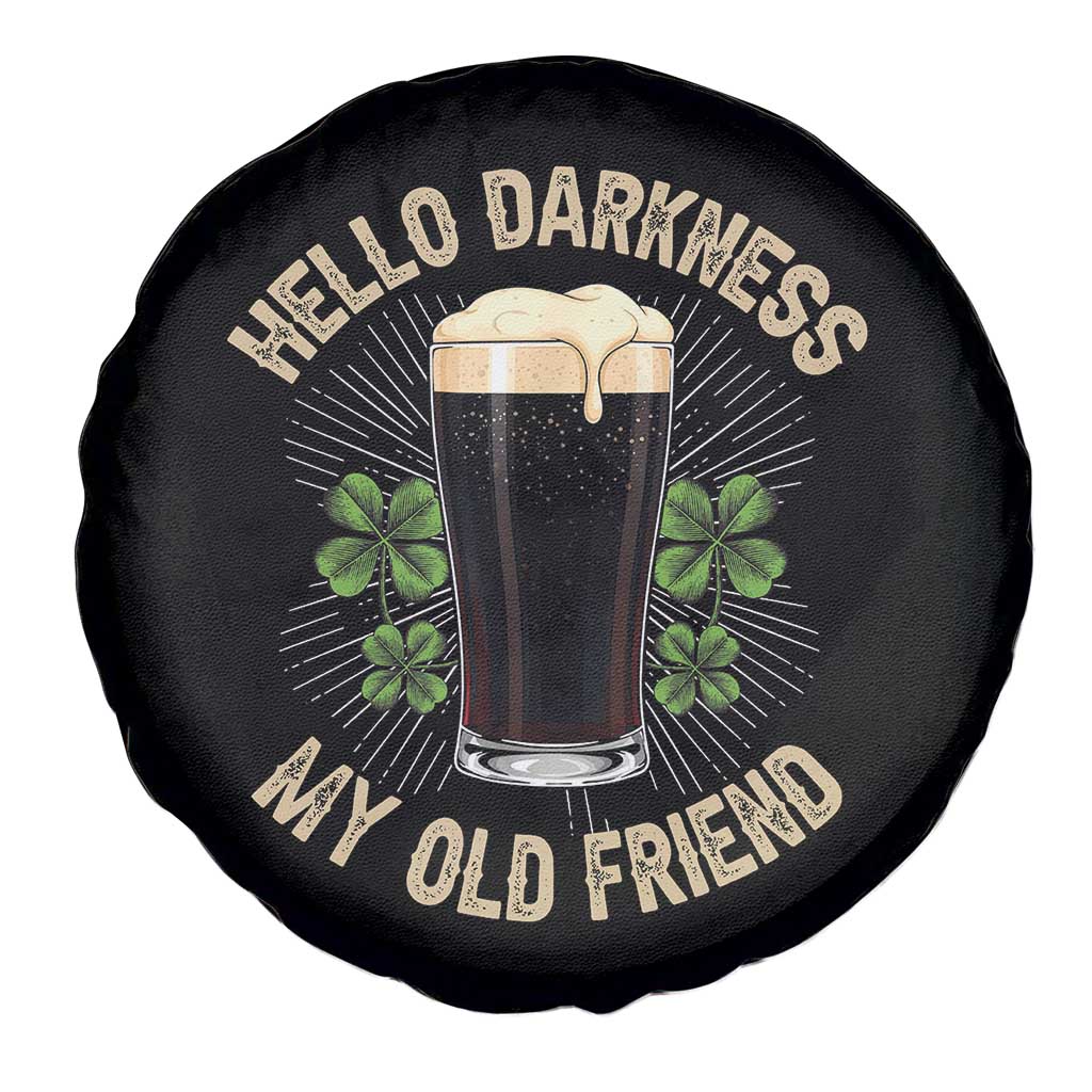 Irish Shamrock Beer Day Spare Tire Cover Hello Darkness My Old Friend TS10 Print Your Wear