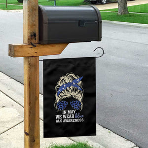 ALS Awareness We Wear Blue In May Garden Flag TS10 Print Your Wear