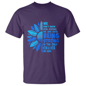 ALS Awareness T Shirt Blue Ribbon Stronger Survivor TS10 Purple Print Your Wear