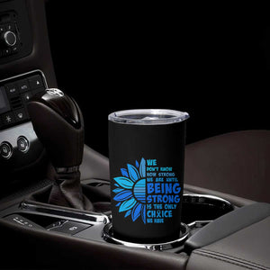 ALS Awareness Tumbler Cup Blue Ribbon Stronger Survivor TS10 Print Your Wear