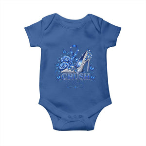ALS Awareness Baby Onesie Blue Ribbon Women Crush ALS TS10 Royal Blue Print Your Wear