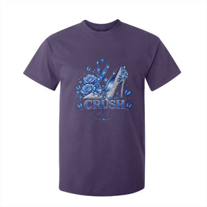ALS Awareness T Shirt For Kid Blue Ribbon Women Crush ALS TS10 Purple Print Your Wear