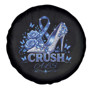 ALS Awareness Spare Tire Cover Blue Ribbon Women Crush ALS TS10 Print Your Wear