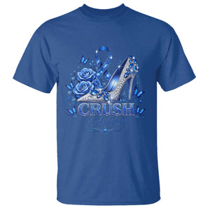 ALS Awareness T Shirt Blue Ribbon Women Crush ALS TS10 Royal Blue Print Your Wear