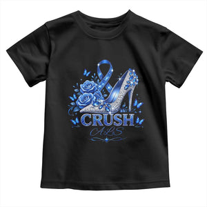 ALS Awareness Toddler T Shirt Blue Ribbon Women Crush ALS TS10 Black Print Your Wear