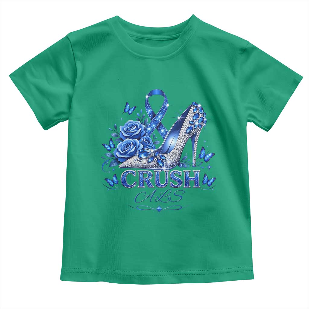 ALS Awareness Toddler T Shirt Blue Ribbon Women Crush ALS TS10 Irish Green Print Your Wear