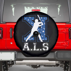ALS Awareness Spare Tire Cover Baseball Strike Out ALS Support TS10 Black Print Your Wear