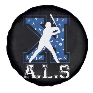 ALS Awareness Spare Tire Cover Baseball Strike Out ALS Support TS10 Print Your Wear