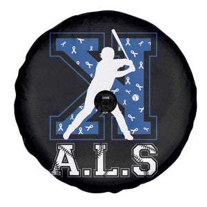 ALS Awareness Spare Tire Cover Baseball Strike Out ALS Support TS10 Print Your Wear