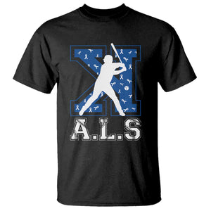ALS Awareness T Shirt Baseball Strike Out ALS Support TS10 Black Print Your Wear