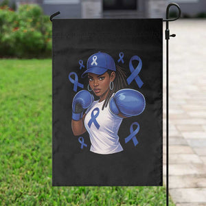 Black Women Fight Colon Cancer Blue Ribbon Garden Flag African American Girls TS10 Print Your Wear
