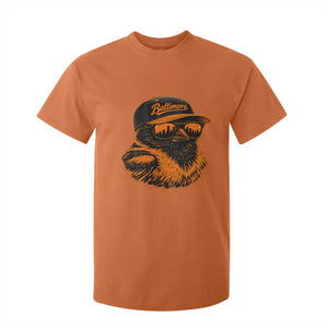 Retro Baltimore T Shirt For Kid City Pride Oriole With Sunglasses TS10 Orange Print Your Wear