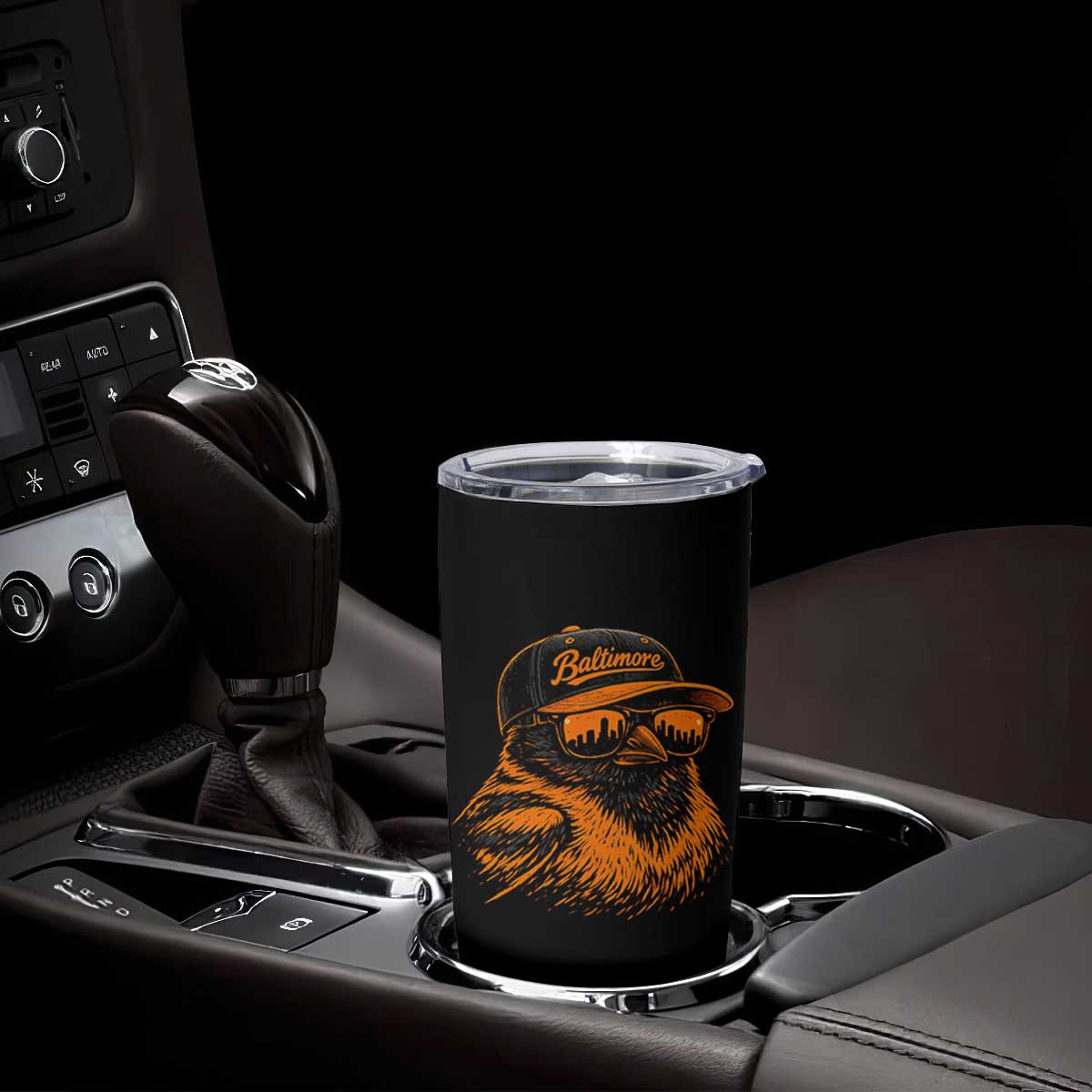 Retro Baltimore Tumbler Cup City Pride Oriole With Sunglasses TS10 Print Your Wear