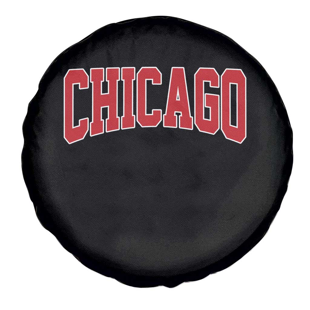 Retro Chicago Spare Tire Cover Vintage Chicago Throwback Athletic Sports Style 80s 90s TS10 Print Your Wear