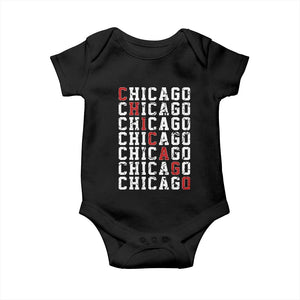 Vintage Chicago Baby Onesie Retro Distressed Classic Chicago TS10 Black Print Your Wear