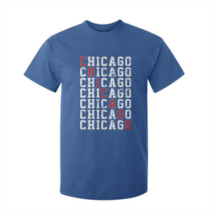 Vintage Chicago T Shirt For Kid Retro Distressed Classic Chicago TS10 Royal Blue Print Your Wear