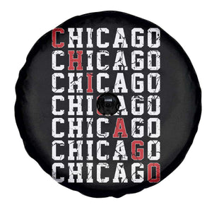Vintage Chicago Spare Tire Cover Retro Distressed Classic Chicago TS10 Print Your Wear
