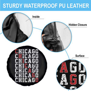 Vintage Chicago Spare Tire Cover Retro Distressed Classic Chicago TS10 Print Your Wear