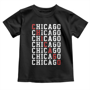 Vintage Chicago Toddler T Shirt Retro Distressed Classic Chicago TS10 Black Print Your Wear