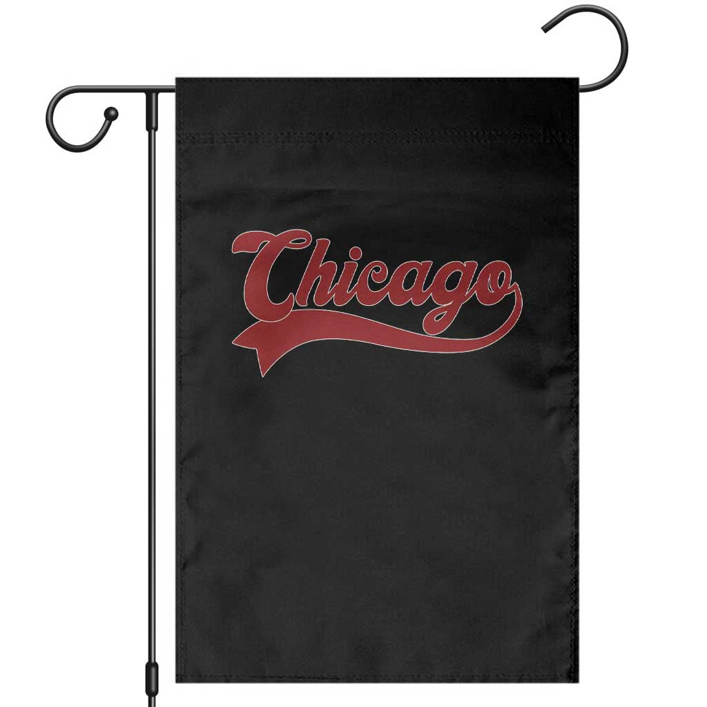 Retro Chicago Garden Flag Varsity Script Vintage Sports Jersey Style 80s 90s TS10 Black Print Your Wear