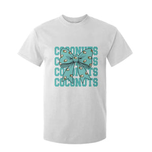 Retro Coconuts Coquette Bow T Shirt For Kid Summer Beach Coconut Fruit Humor TS10 White Print Your Wear