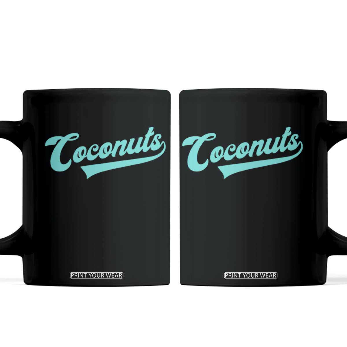 Vintage Coconut Coffee Mug Retro Throwback Popular Fruit Humor Coconuts Classic TS10 Black Print Your Wear