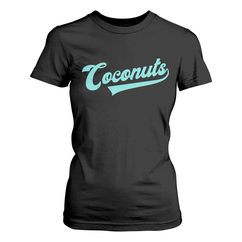 Vintage Coconut T Shirt For Women Retro Throwback Popular Fruit Humor Coconuts Classic TS10 Black Print Your Wear