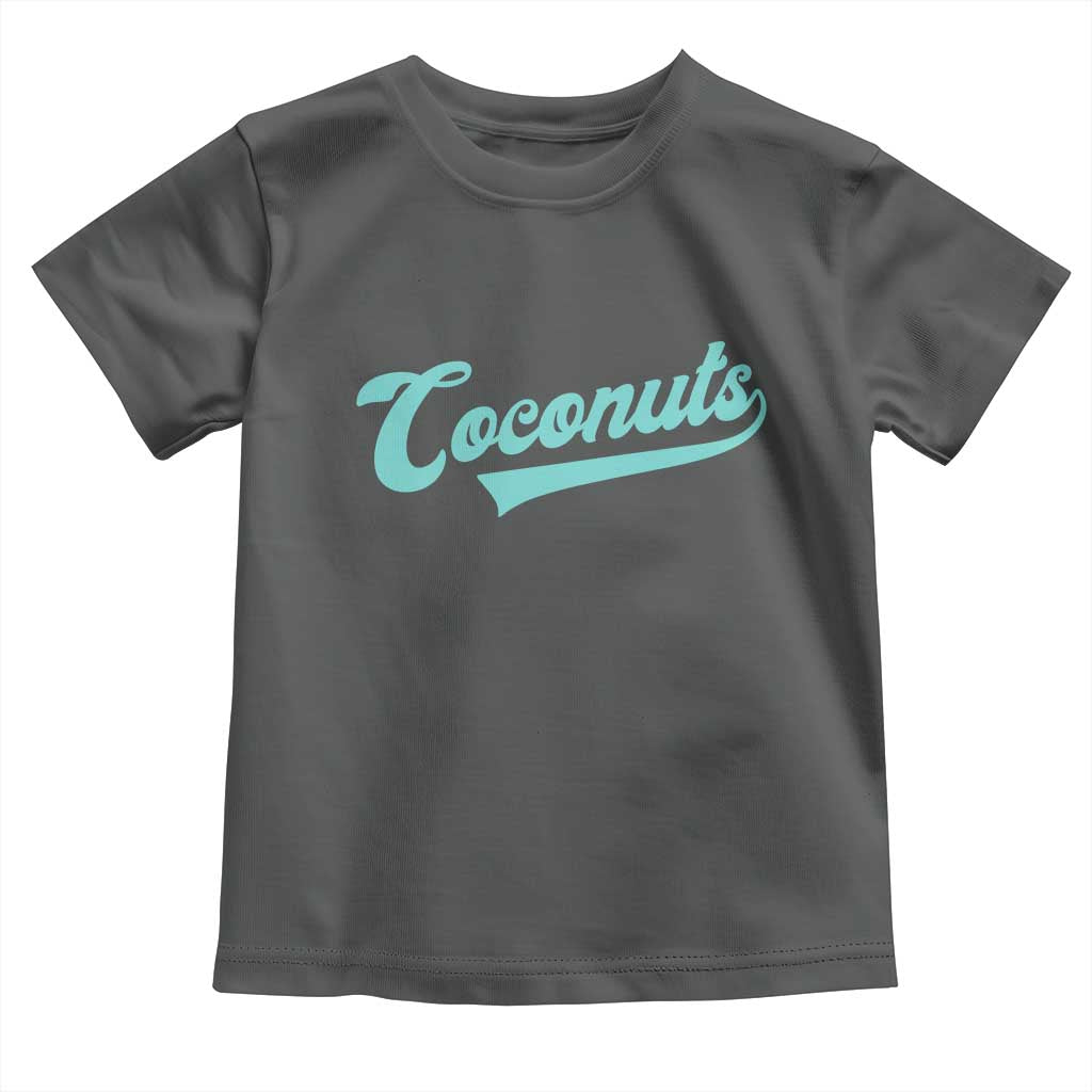 Vintage Coconut Toddler T Shirt Retro Throwback Popular Fruit Humor Coconuts Classic TS10 Dark Heather Print Your Wear