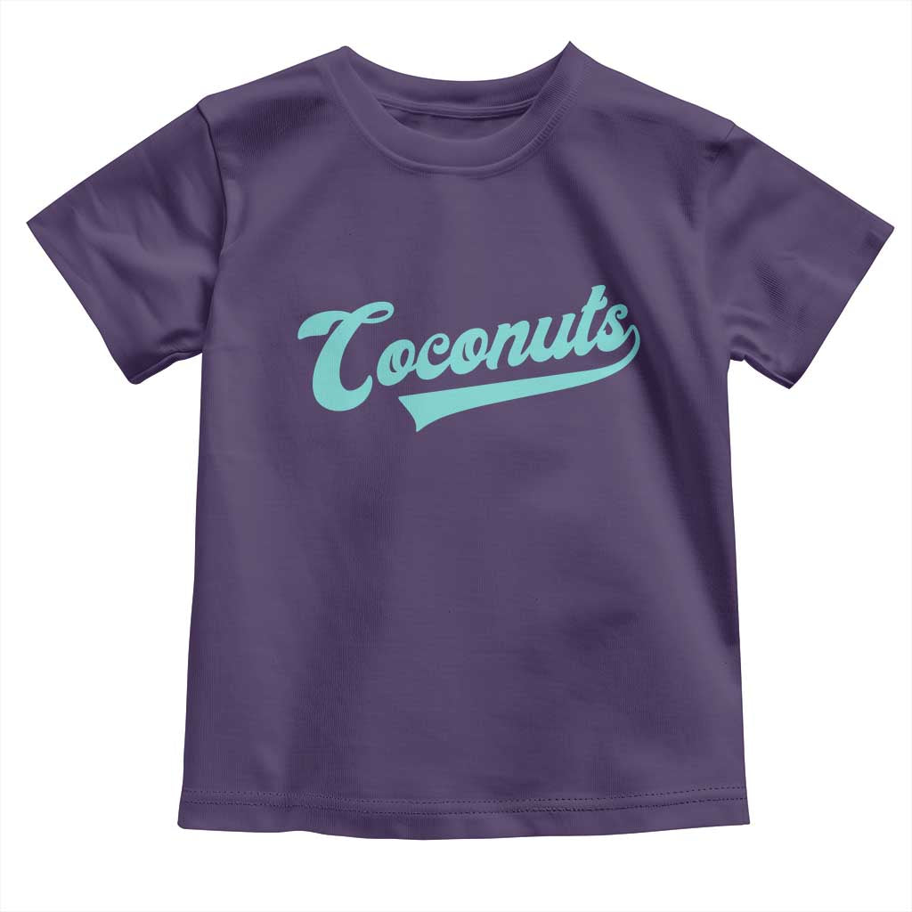 Vintage Coconut Toddler T Shirt Retro Throwback Popular Fruit Humor Coconuts Classic TS10 Purple Print Your Wear