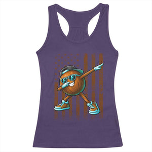 Dabbing Coconut Racerback Tank Top Retro American Flag Fruit Lover TS10 Purple Print Your Wear