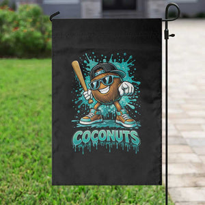 Baseball Coconut Garden Flag Funny Graffiti Splatter Sports TS10 Print Your Wear