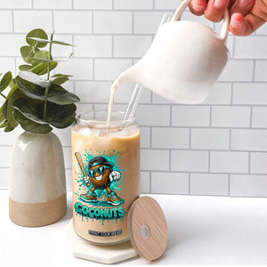 Baseball Coconut Glass Can Funny Graffiti Splatter Sports TS10 Print Your Wear