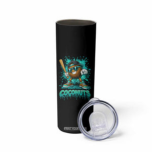 Baseball Coconut Skinny Tumbler Funny Graffiti Splatter Sports TS10 Print Your Wear