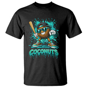 Baseball Coconut T Shirt Funny Graffiti Splatter Sports TS10 Black Print Your Wear