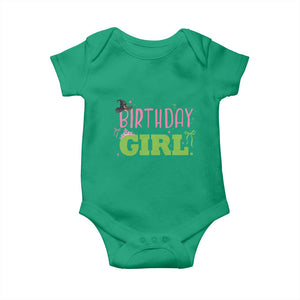 Birthday Girl Baby Onesie Witch Pink Green Toddler Baby 1st 2nd 3rd 4th 5th 6th 7th TS10 Irish Green Print Your Wear