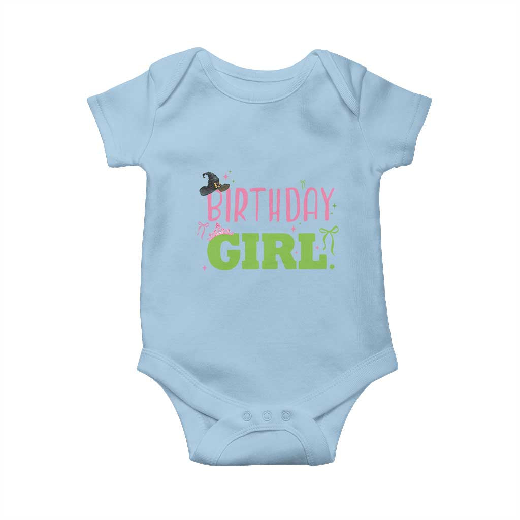 Birthday Girl Baby Onesie Witch Pink Green Toddler Baby 1st 2nd 3rd 4th 5th 6th 7th TS10 Light Blue Print Your Wear